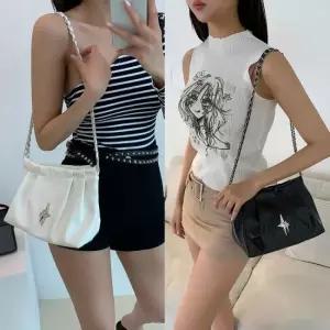 몽드샤인여성레더 가셔링 체인 포인트 지갑 덤블 패션잡화 직장인 학생 여성 스몰 슈베어 베스트 핸드폰 밍