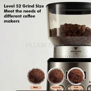 카모식 가정용 전기 커피 원두 그라인더 자동 도징 컨트롤 머신 에스프레소 드립 홈 키친 가전