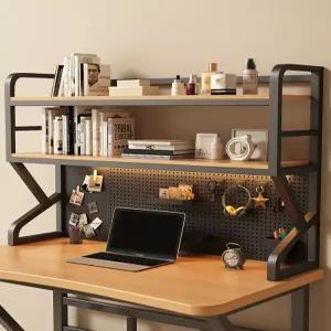 책상 위 선반 공부방 책꽂이 서재 타공 컴퓨터