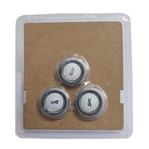 필립스 시리즈 1000 S738 SH50 PT720 면도기용 교체용 블레이드 헤드 3개 세트