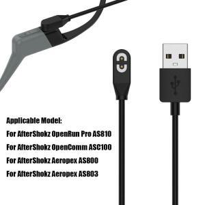 교체용 골전도 헤드폰 충전기 어댑터 USB 케이블 도크 AfterShokz Aeropex AS800용 고속 코드