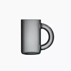 [에지리] 무아 내열유리 머그컵 380ml (그레이)