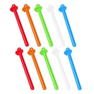 20개 조류 발톱 연마대 플라스틱 휴식대 케이지용 클라이밍 버디지 카나리아 앵무새용