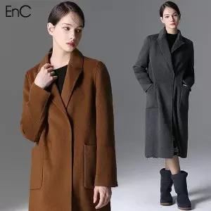 EnC 레버틴 롱 울코트