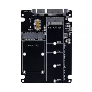 mSATA M2 to SATA3 어댑터 SSD타입변환 PC 슬림형노트북 태블릿 데스크탑 연결