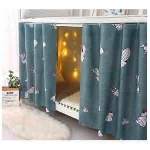 2층침대 기숙사 암막 커튼 가림막 자취방 벙커침대 게스트하우스