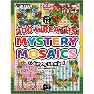 어른과 청소년을 위한 숫자별 미스터리 모자이크 100 화환: 휴식과 스트레스 해소를 계절 화환이 등장하는 픽셀 아트 퀘스트 (숫자별 색상)