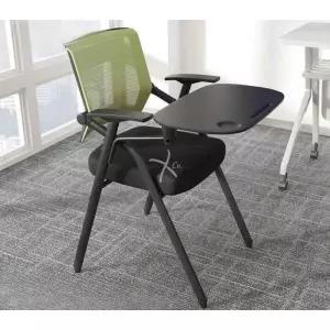 강의실 접이식 책상의자 일체형 교 회의실 블랙