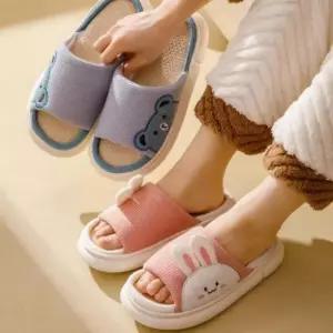 인기상품 커플 슬리퍼 토끼 곰돌이 사무실 푹신한 예쁜 실내화 [WFK2HYK_260105]