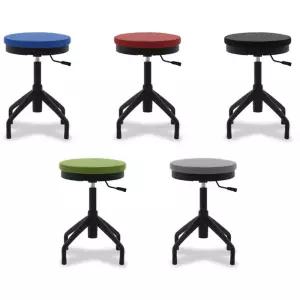 진료실 바퀴 등받이없는 회전 고정 원형의자 1인용 작업 실험실 병원 진찰