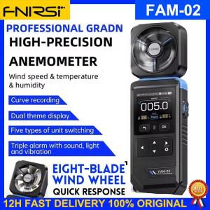 FNIRSI FAM-02 3-in-1 고정밀 풍속 측정기 휴대용 전문가용 온도계