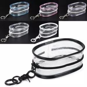 키링형 투명 미니 파우치 PVC 케이스 인형 소품 보관 pvc투명파우치