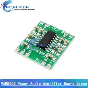 2.5-5V Mini 호환ture 미니 소형 호환 디지털 오디오 증폭기 보드 2x3W PAM8403 클래스 D 스피커 모듈 USB
