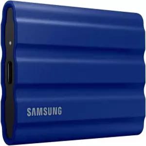 삼성 T7 쉴드 2TB 휴대용 SSD USB 3.2 Gen2 러기드 IP65 등급 사진작가 콘텐츠 제작자 및 게임 외장 솔리드