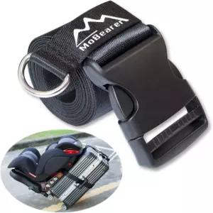 모베어러 카시트 여행용 벨트에서 여행 가방 스트랩으로 어린이 카시트와 기내 수하물을 공항 유모차로