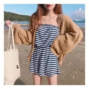 여성 오픈형 긴팔 니트 숄 가디건 여름 루즈핏 카디건 (KYR-WFHAZOM)