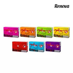 레노바 포켓 티슈 여행용 휴대용 컬러티슈 7컬러 3겹 6팩