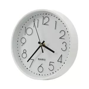 원형 벽시계 (20cm 화이트/블랙) DK87 (KYR-WFIJAKK)