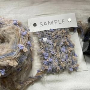 가든 시리즈 원사 핸드 믹스 뜨게  꽃 실 수제  스틱 바늘 짠 가방 헤어 루프 장식 125g