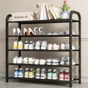 오픈형 현관 신발장 철제 선반 정리 선반 5단