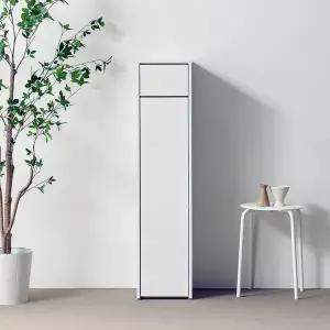 [가온퍼니처]E0자재 크림 1칸 가정용 업소용 재활용 분리수거함