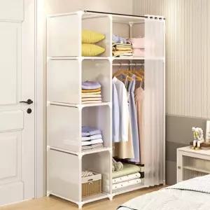 장롱 비키니 조립식 옷장 미니 행거 1인 원룸 자취방 시스템옷장 수납행거