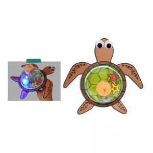 5인세트 유아놀이감 만들기쉬운 거북이모양 팽이만들기 체험교육 학습능력