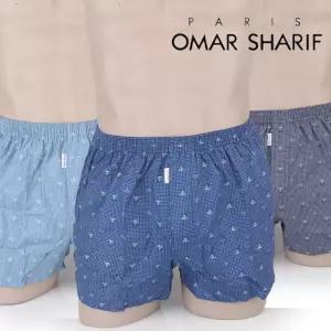 오마샤리프 남자 트렁크팬티 OST4024남성 드로즈 사각 속옷 언더웨어 면팬티 3개입 세트 요일