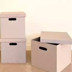 안박스 종이 수납 리빙 박스 집 정리 홈 인테리어