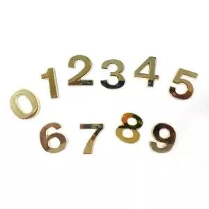 세모네모 입체문자 1500-1 금색 숫자스티커 호수판 30MM 개(1개입) (WFKFCVV)