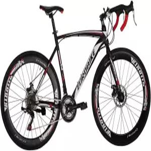 유로바이크 로드 바이크 700C 휠 54cm 프레임 레이싱 자전거 21 속도60mm