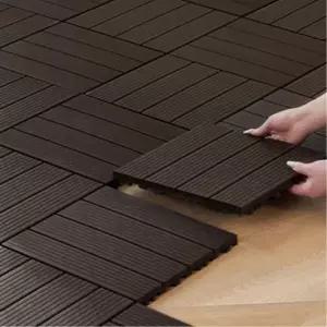 아파트 테라스용 미끄럼방지 조립식 데크마루 9P세트/ 홈인테리어 레지던스 시공 DIY