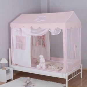 프린세스 공주침대 벙커베드 난방텐트 인어공주 캠핑 실내 아이방 침대텐트