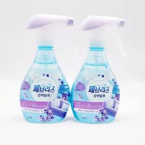 페브리즈 섬유탈취제 본품 라벤더 칼립 370mlx2개다용도 실내용 옷냄새제거 탈취제 옷장