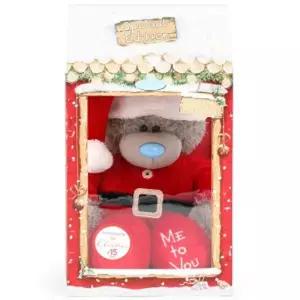 4232 미 투 유 산타 상자 플러시 베어-10in(25cm)동물인형 곰인형 귀여운 선물