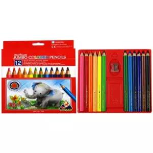 문화 점보 목색연필 나무 색연필 12색 세트/채색/색칠/컬러링/미술/학교/학원/컬러/칼라/부드러운/다용도