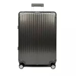 PC 캐리어 24인치 여행 투명 커버 가방 메탈그레이