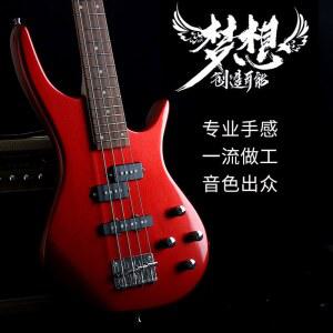 입문용 베이스 동호회 통기타 일렉 PB 연습용 초보 레드 밴드