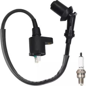 50CC 80CC 90CC 110CC 125CC 150CC 150CC용 A7TC 스파크 플러그가 장착된 탄부푸 GY6 레이싱 점화 코일 ATV