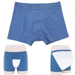 노인 안심 면 팬티 방수 휴앤핏 팬티라이너 속옷 앞뒤커버 기저귀 스판 남성