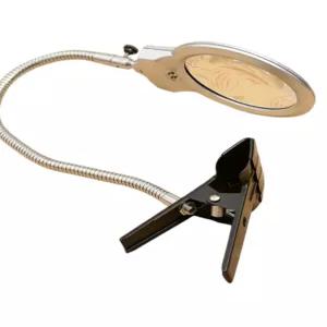 책상용돋보기 작업용확대경 탁상용 고배율 램프 조명 접이식 독서