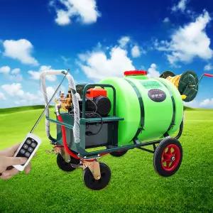 가솔린 농업 분무기 원격 제어 카트 160리터 360리터 고압 농약