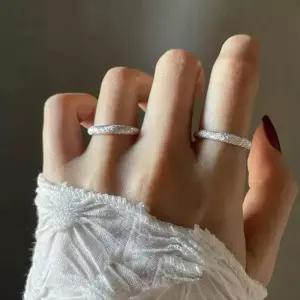 실버925 샌딩 무광 심플 은반지 2mm 사이즈 프리