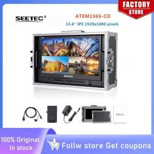 SEETEC ATEM156-CO 15.6인치 4K HDMI 호환 멀티뷰 휴대용 라이브 스트리밍 방송 감독 모니터 ATEM 미니 소