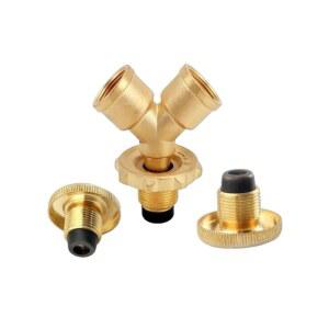 가스통 2구 분배기 분할기 프로판 LPG Y형 호스 밸브 어댑터