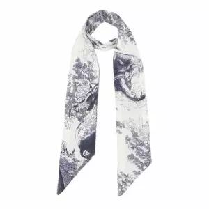 [지센] 여성 레터링 타이형 스카프 LAAMO206_NA