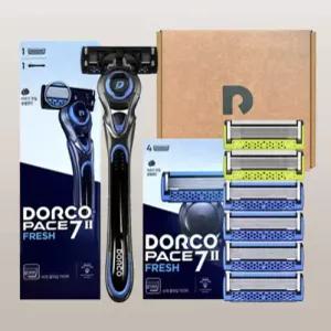 [도루코] 페이스 프레시 스타터 면도세트(핸들1+면도날 총 7입)