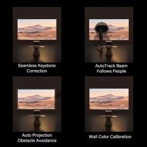로니식 XGIMI RS 20 Pro Max 4K 프로젝터 3800 ISO 루멘 트리플 레이저 안드로이드 TV IMAX Enhanced 자동