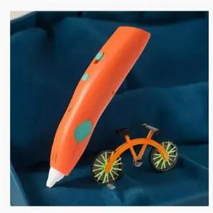 3디 프린터 펜 3D펜 저온 안전 어린이 생일 선물 밀라멘트 세트 오렌지