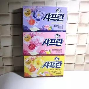 시트형 샤프란시트 30매 고농축종이 섬유유연제 티슈형 린스